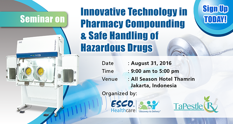 Esco invites you to attend a seminar on pharmacy compounding!