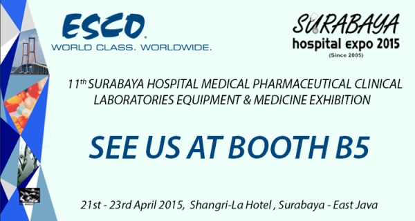 See Esco at Surabaya Hospital Expo 2015!